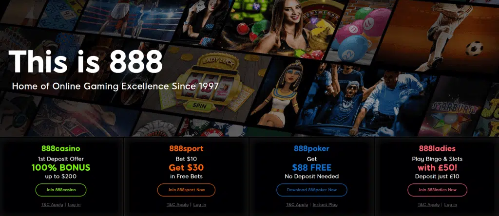 Willkommensbonus 888Casino