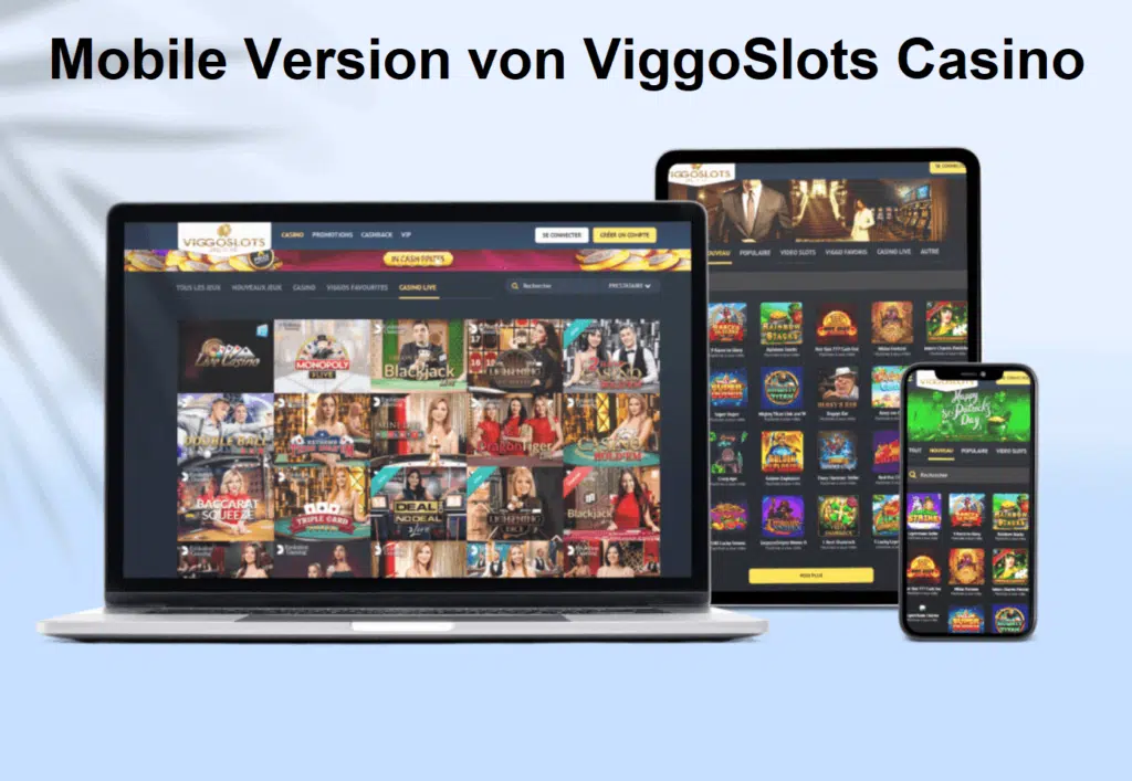 Mobile Version von ViggoSlots Casino