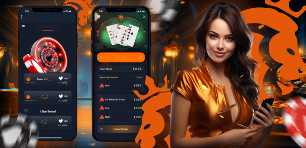 Übersicht über die mobile Version von Nine Casino