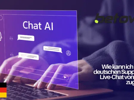 Wie kann ich auf den deutschen Support und Live-Chat von Betovo zugreifen?