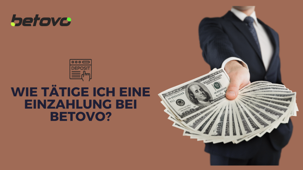 Wie tätige ich eine Einzahlung bei Betovo?