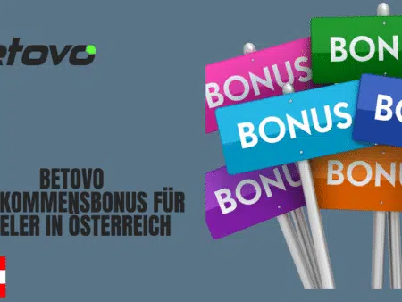Betovo Willkommensbonus für Spieler in Österreich