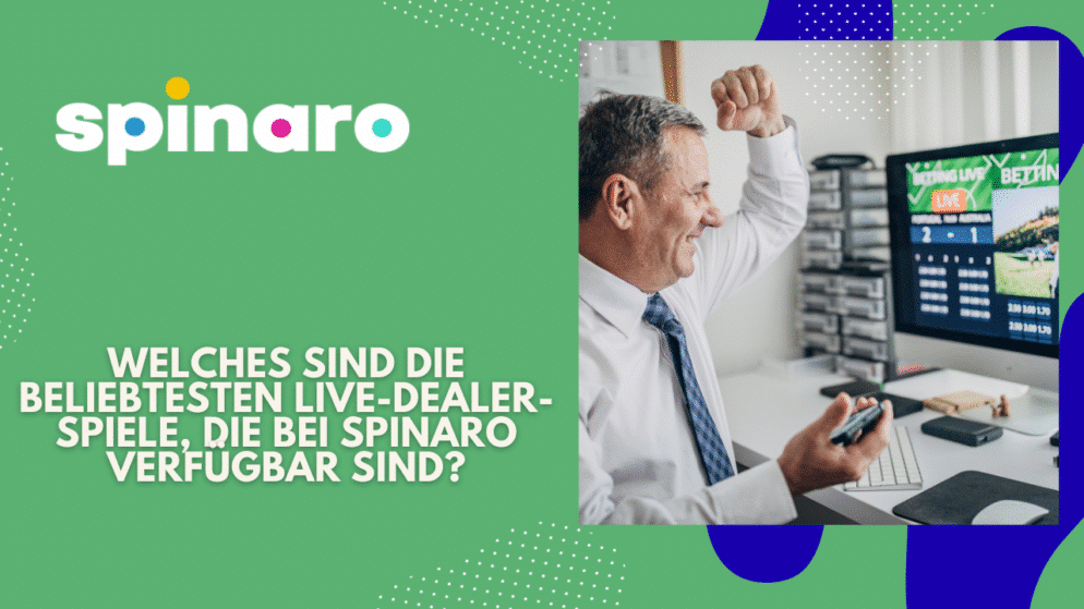 Welches sind die beliebtesten Live-Dealer-Spiele, die bei Spinaro verfügbar sind?
