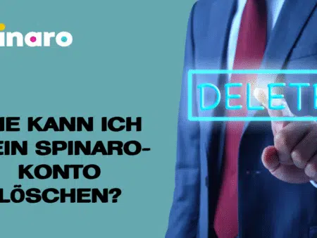 Wie kann ich mein Spinaro-Konto löschen?