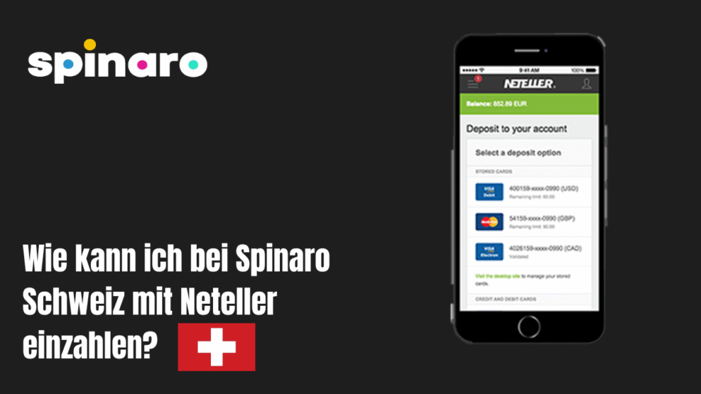 Wie kann ich bei Spinaro Schweiz mit Neteller einzahlen?
