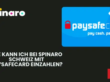 Wie kann ich bei Spinaro Schweiz mit Paysafecard einzahlen?