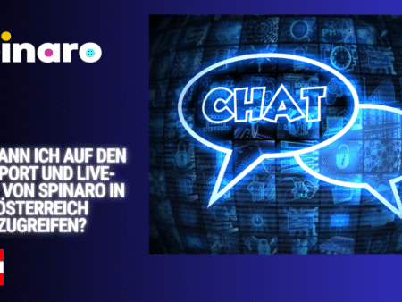 Wie kann ich auf den Support und Live-Chat von Spinaro in Österreich zugreifen?