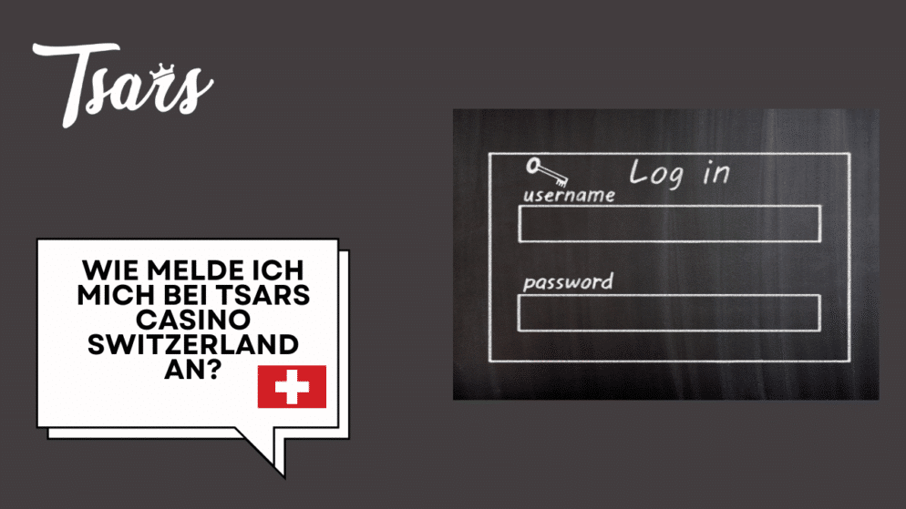 Wie melde ich mich bei Tsars Casino Switzerland an?