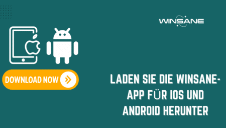 Laden Sie die Winsane-App für iOS und Android herunter