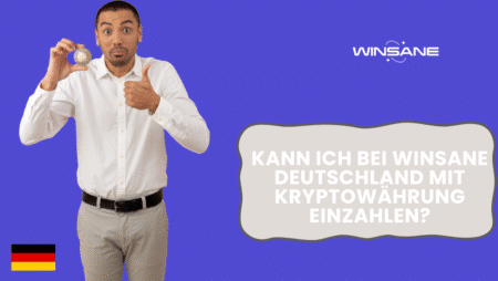 Kann ich bei Winsane Deutschland mit Kryptowährung einzahlen?