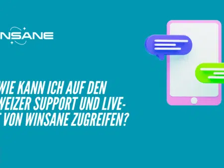 Wie kann ich auf den Schweizer Support und Live-Chat von Winsane zugreifen?