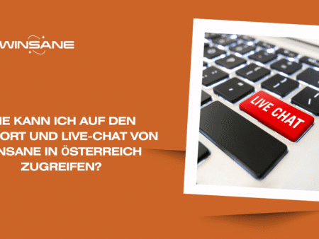 Wie kann ich auf den Support und Live-Chat von Winsane in Österreich zugreifen?