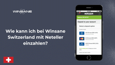 Wie kann ich bei Winsane Switzerland mit Neteller einzahlen?
