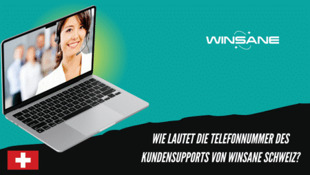 Wie lautet die Telefonnummer des Kundensupports von Winsane Schweiz?