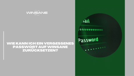 Wie kann ich ein vergessenes Passwort auf Winsane zurücksetzen?