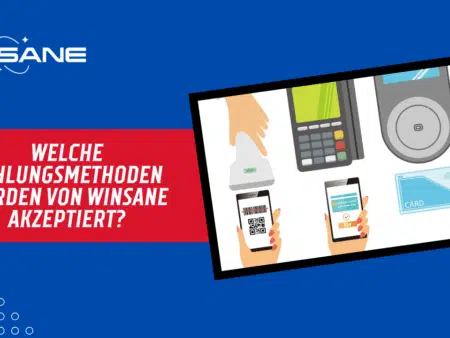 Welche Zahlungsmethoden werden von Winsane akzeptiert?