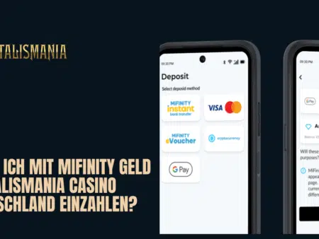 Kann ich mit MiFinity Geld im Talismania Casino Deutschland einzahlen?