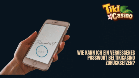 Wie kann ich ein vergessenes Passwort bei TikiCasino zurücksetzen?