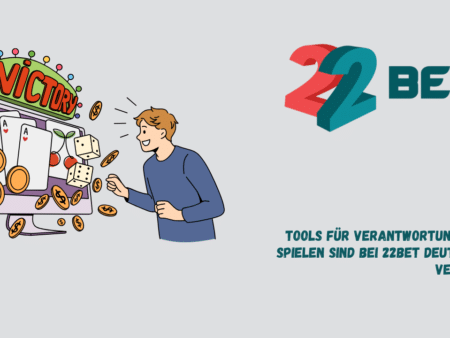 Tools für verantwortungsvolles Spielen sind bei 22Bet Deutschland verfügbar.