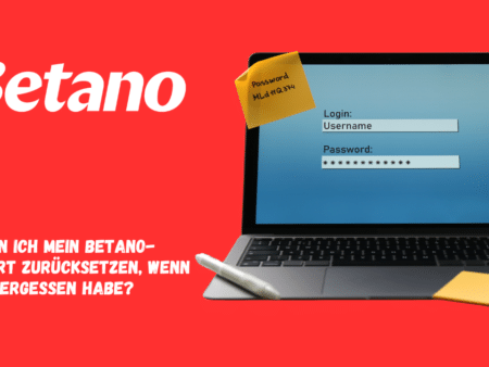 Wie kann ich mein Betano-Passwort zurücksetzen, wenn ich es vergessen habe?