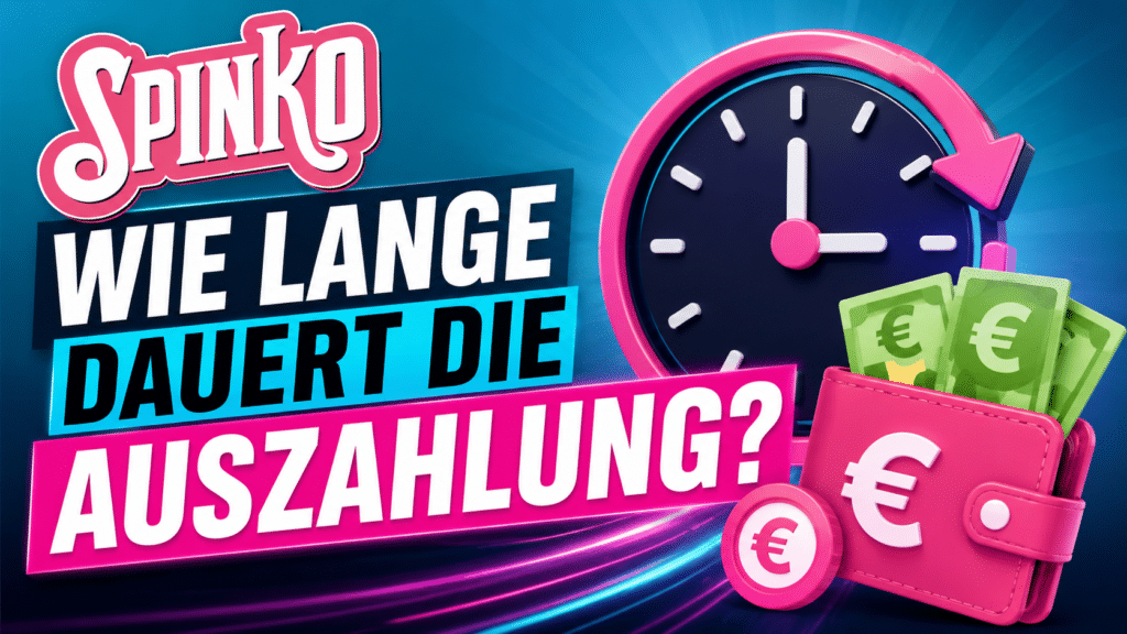 Bright thumbnail with the German question 'Wie lange dauert die Auszahlung?' and a pink wallet, clock, and euro notes indicating payout timing.