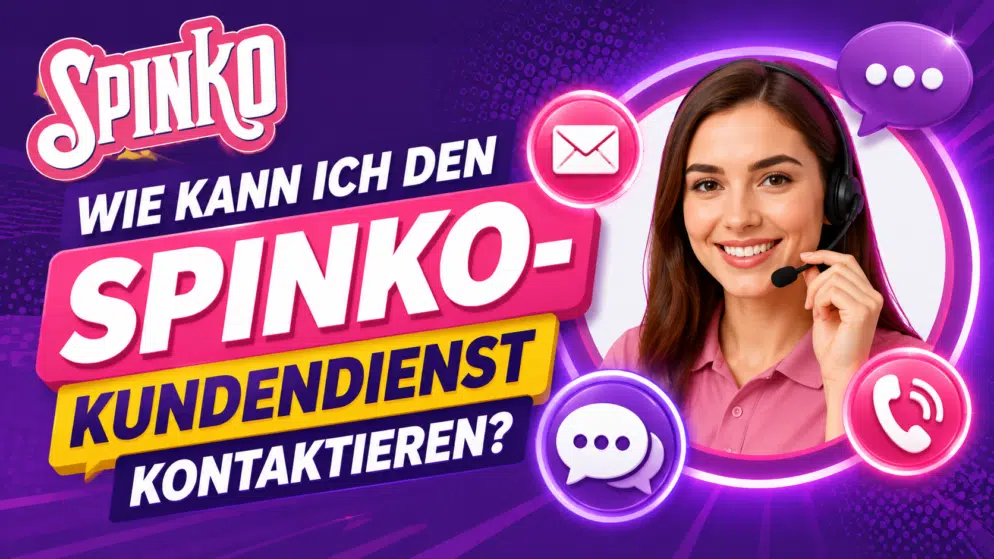 Wie kann ich den Spinko-Kundendienst kontaktieren?
