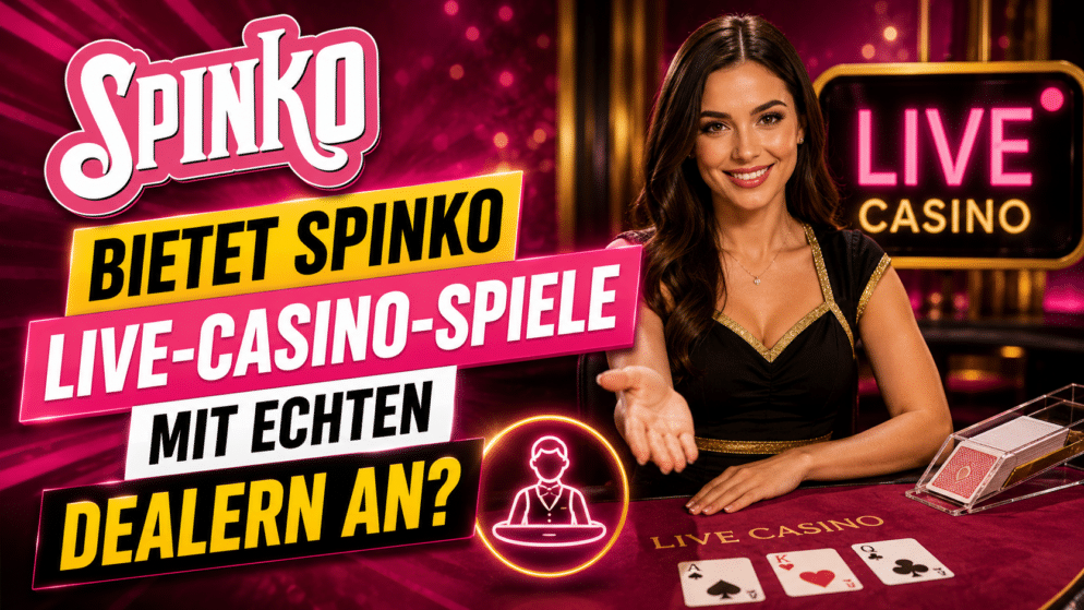 Bietet Spinko Live-Casino-Spiele mit echten Dealern an?